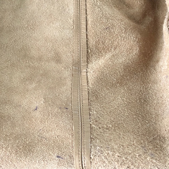 GAP Tan Leather Tote Bag - Picture 6 of 7